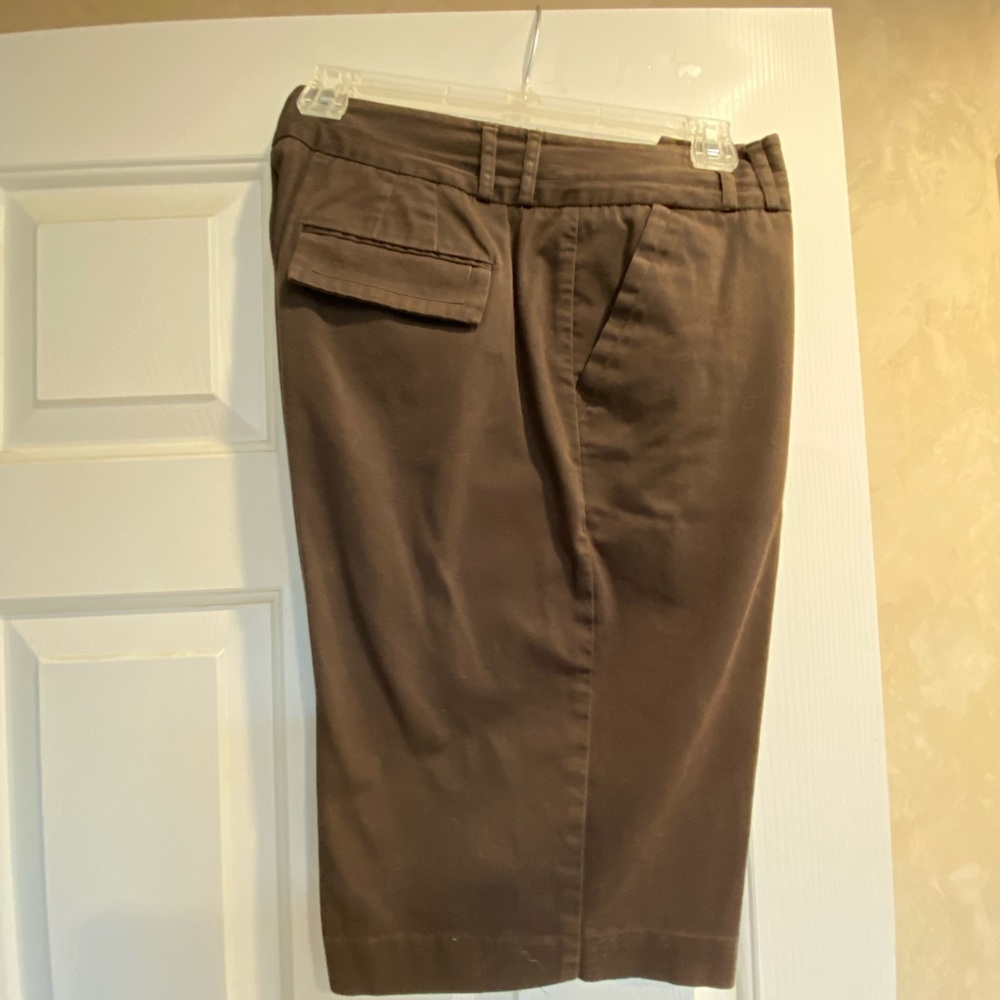 Chico's Brown long cotton shorts
